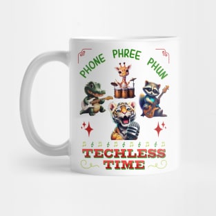 Phone Phree Phun Animal Musical Band Mug